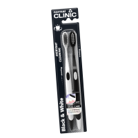 Зуб.щетка Normal Clinic Black & White 2 шт Everyday cleaning /SZV031/